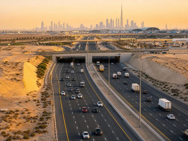 دبي تعتمد «الممر الرابع» بطول 80 كلم لربط الشارقة ودبي وأبوظبي
