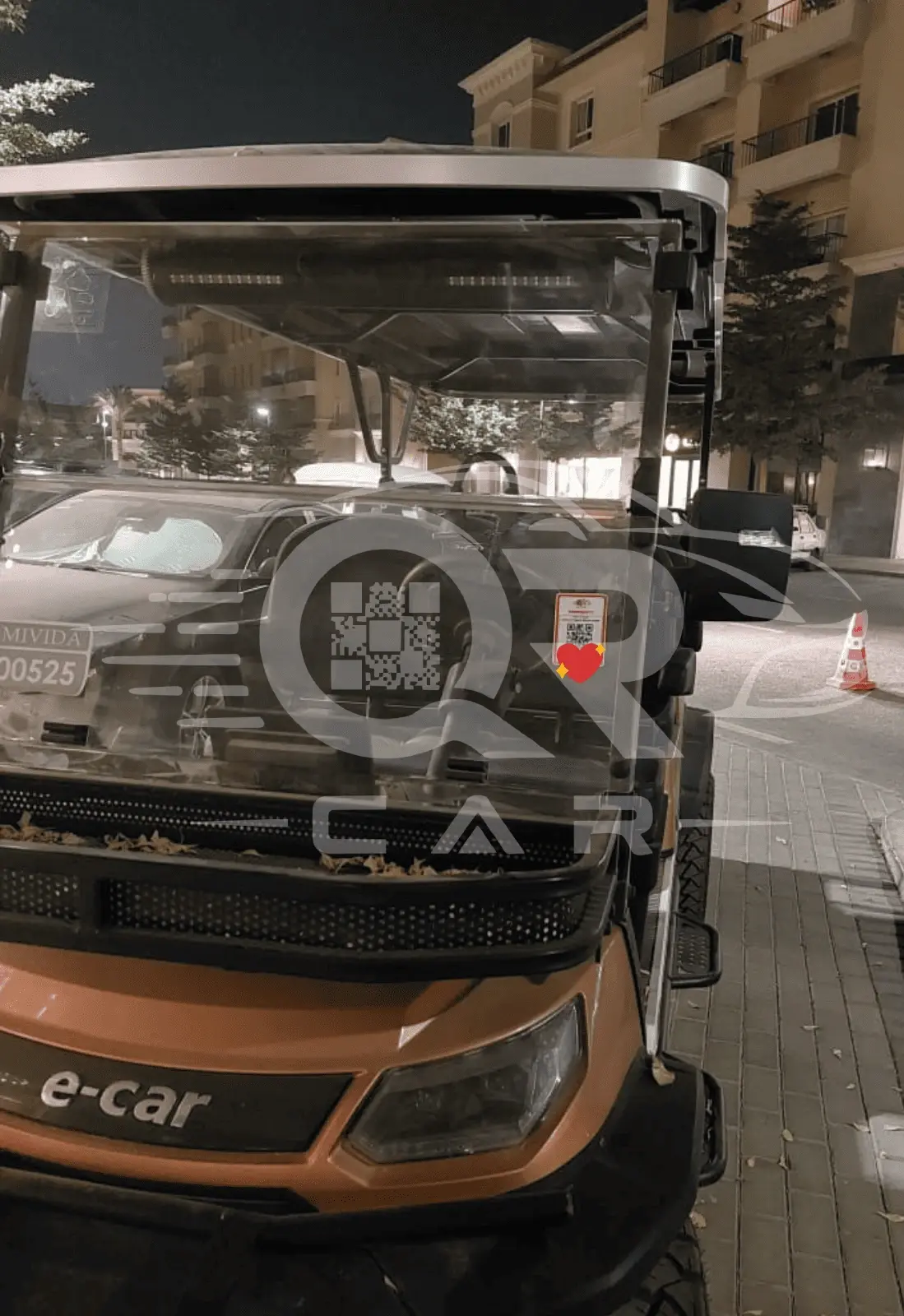 Sticker QR Car sur la voiture d’un utilisateur 1