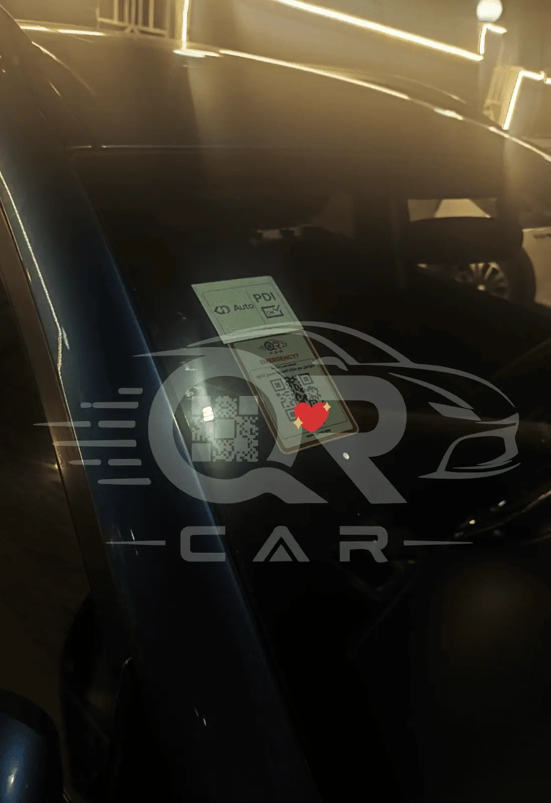 Sticker QR Car sur la voiture d’un utilisateur 10