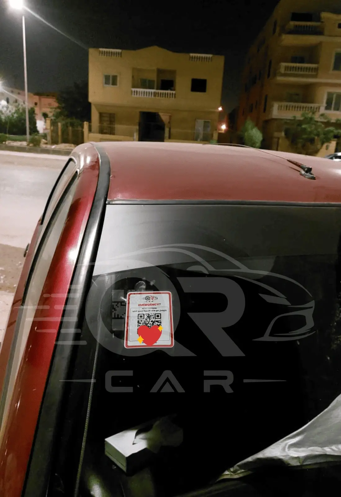 Sticker QR Car sur la voiture d’un utilisateur 3