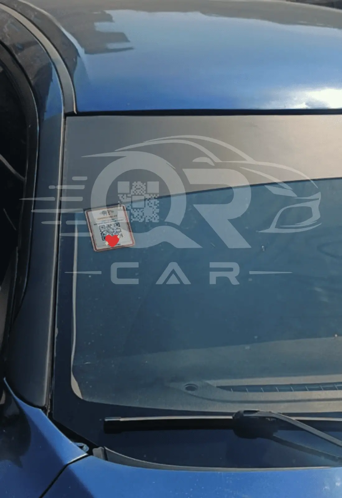 Sticker QR Car sur la voiture d’un utilisateur 6